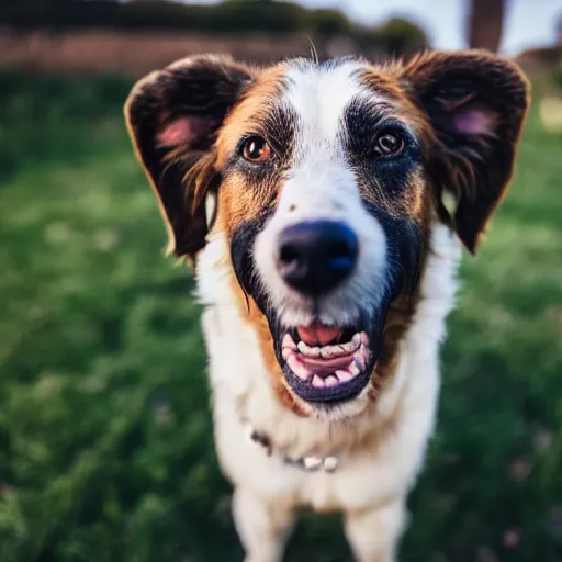 Image similar to professional photograph of handsome male happy smiling danish - swedish farmdog