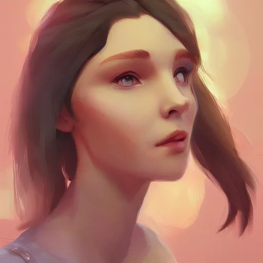 Image similar to jasmine lucilla, birdy, digital art, artstation