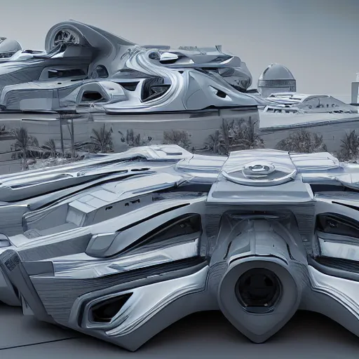 Prompt: sci-fi cars trucks motorcycles 50% of canvas on the coronation of napoleon and digital billboard photogrammetry point cloud in the middle and everything in style of zaha hadid and suprematism forms unreal engine 5 keyshot octane artstation trending blade runner 2049 colors lighting ultra high detail ultra photo realistic 8k 16k in plastic dark tilt shift