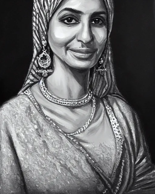 Image similar to an award winning portrait of the beautiful sherazade by rafael