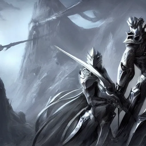 Image similar to infinity blade concept art