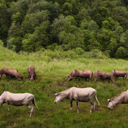 Image similar to award winning nature photography of a herd of humans in their natural habitat