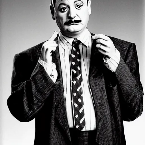 Prompt: bill murray as gomez addams in addams family