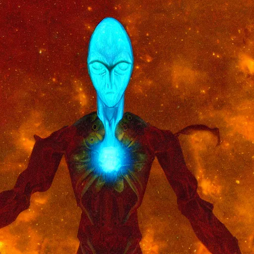 Image similar to a plasma alien being