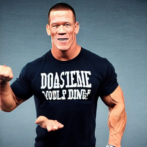 Image similar to john cena doing the douggie dance, teach me how to douggie