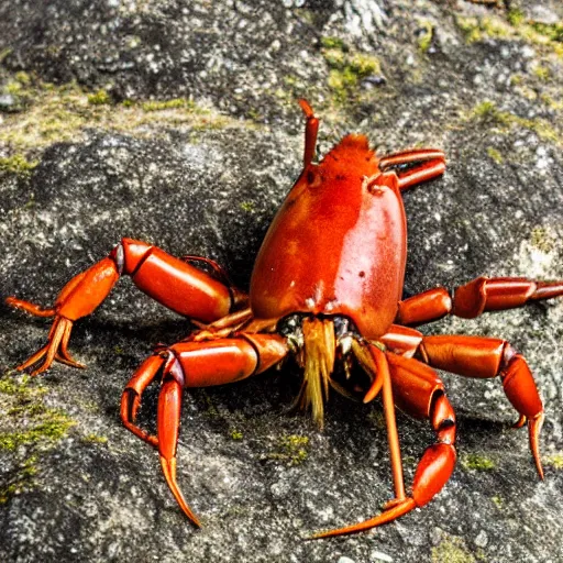 Image similar to crayfish with a whistle on the mountain