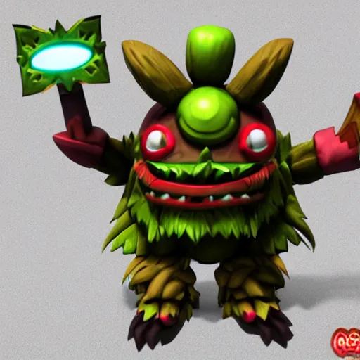 Prompt: kuriboh stylized stl fantasy miniature, 3 d render, activision blizzard style, hearthstone style