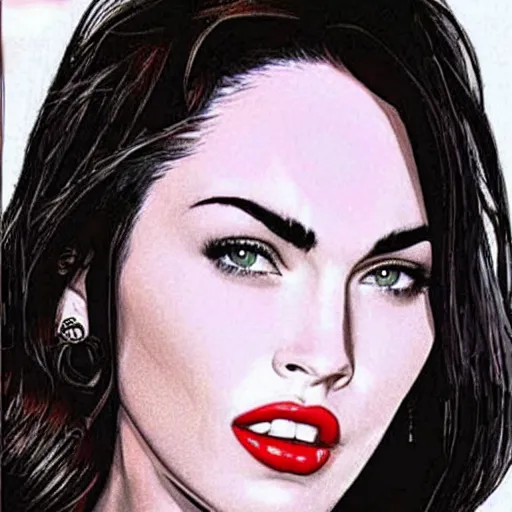 Image similar to us one dollar!!!! alternative with the face of megan fox