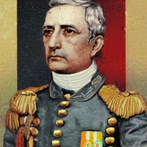 Prompt: general José de San Martin libertador