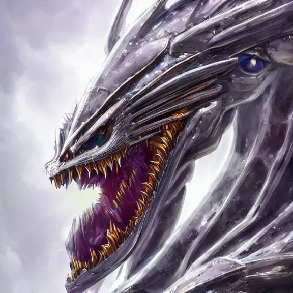 Image similar to detailed close maw shot of a gigantic goddess elegant beautiful stunning anthropomorphic hot robot mecha female dragon, eating and swallowing scared humans, with sleek silver metal armor and cat ears, OLED visor over eyes, micro art, food pov, prey, vore, digital art, mawshot, dragon vore, dragon maw, furry art, high quality, 8k 3D realistic, macro art, micro art, Furaffinity, Deviantart, Eka's Portal, G6