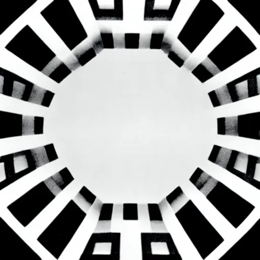 Image similar to black and white symbol by karl gerstner, monochrome, 8 k scan, centered, symetrical, satisfying, bordered