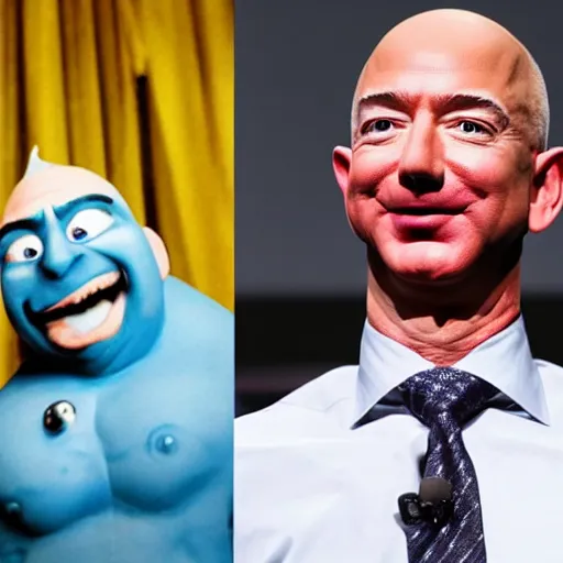 Image similar to troll face but its jeff bezos