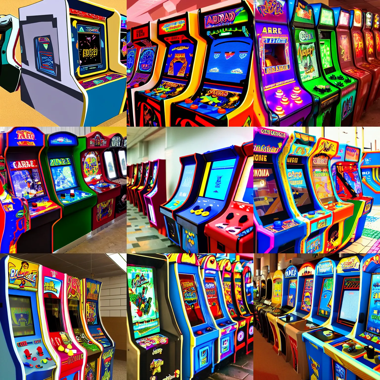 Prompt: arcade