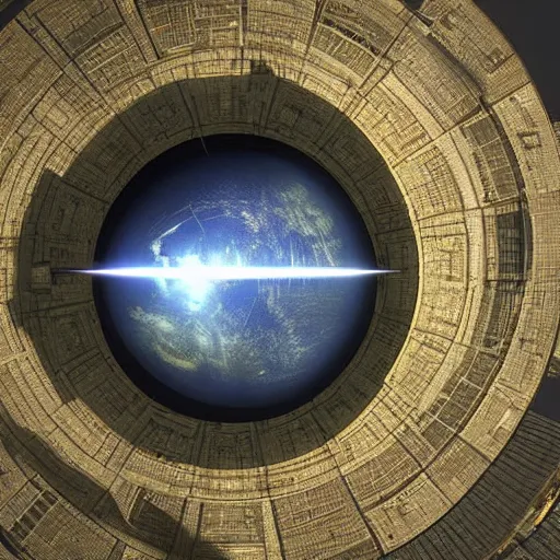 Prompt: earth view of death star, cinematic, hdr, dynamic lighting, pov, detailed lighting, detailed shadows