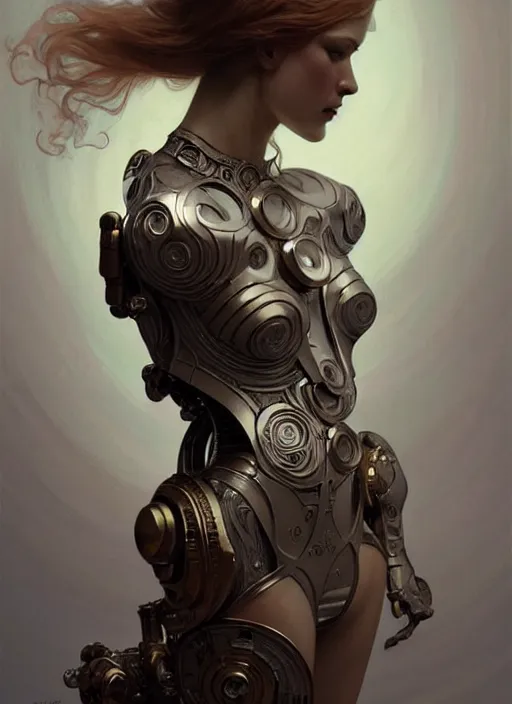 Prompt: ceramic cyborg, delft ceramic, diffuse lighting, fantasy, intricate, elegant, highly detailed, lifelike, photorealistic, digital painting, artstation, illustration, concept art, smooth, sharp focus, art by John Collier and Albert Aublet and Krenz Cushart and Artem Demura and Alphonse Mucha