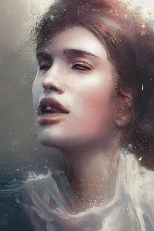 Prompt: Artificial Intelligence, joyful, close-up portrait, intricate, elegant, volumetric lighting, scenery, digital painting, highly detailed, artstation, sharp focus, illustration, concept art, ruan jia, steve mccurry