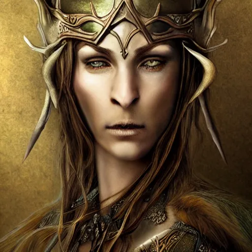 Image similar to HD photorealistic portrait of a fantasy elven warrior. anthropomorphic elven gibbon. portrait Photography by Annie Liebovitz.