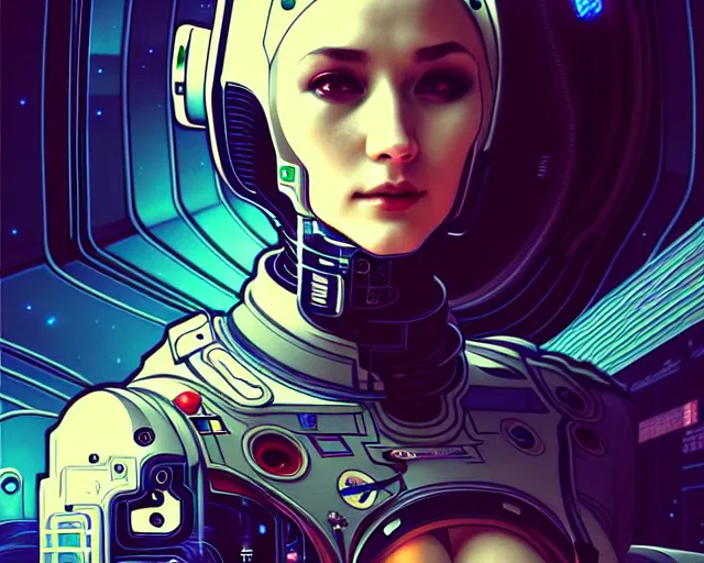 Image similar to psychoslayer, woman astronaut, intricate abstract. cyberpunk, being entered by machine, portrait, highly detailed, deep focus, elegant, digital painting, smooth, sharp focus, illustration, ultra realistic, 8 k, art by artgerm and alphonse mucha