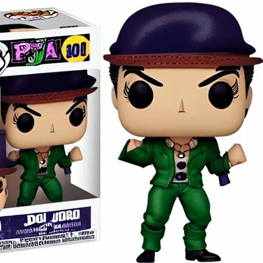 Image similar to jojos bizarre adventure, funko pop