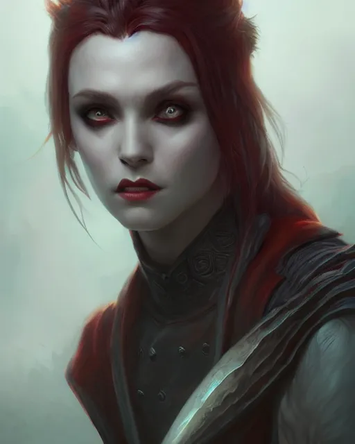 Prompt: good vampire, highly detailed, d & d, fantasy, highly detailed, digital painting, trending on artstation, concept art, sharp focus, illustration, global illumination, shaded, art by artgerm and greg rutkowski and fuji choko and viktoria gavrilenko and hoang lap