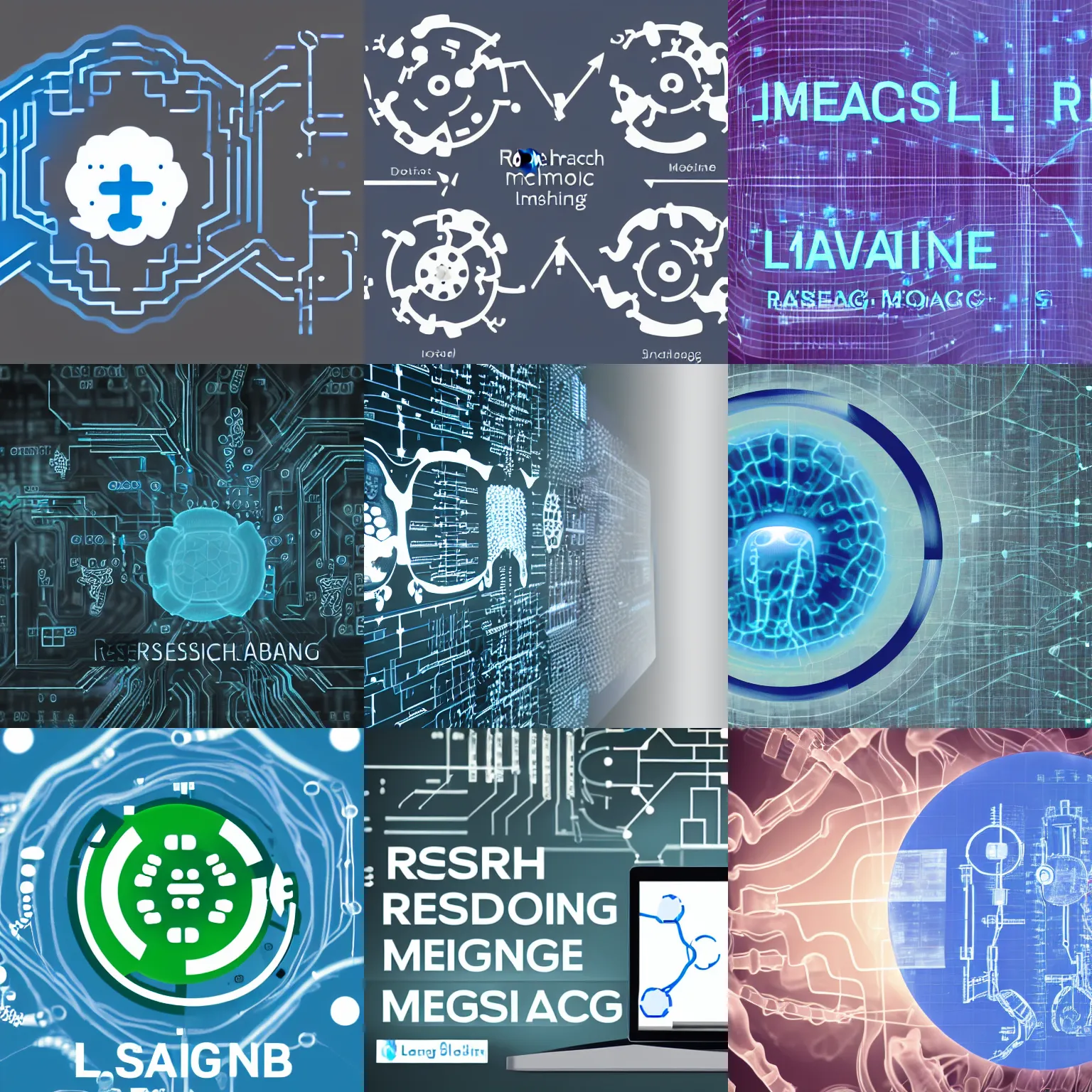 Prompt: logo for research lab focusing on machine learning in medical imaging