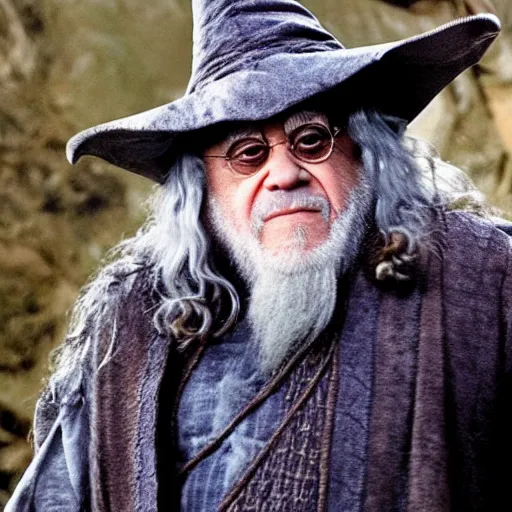 Image similar to Danny DeVito as as Gandalf