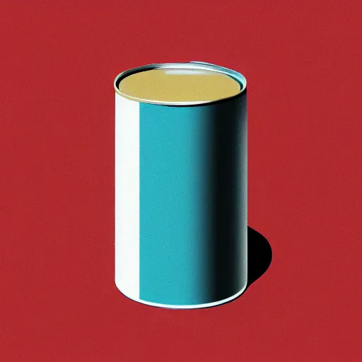 Image similar to can of paint, minimal, modern