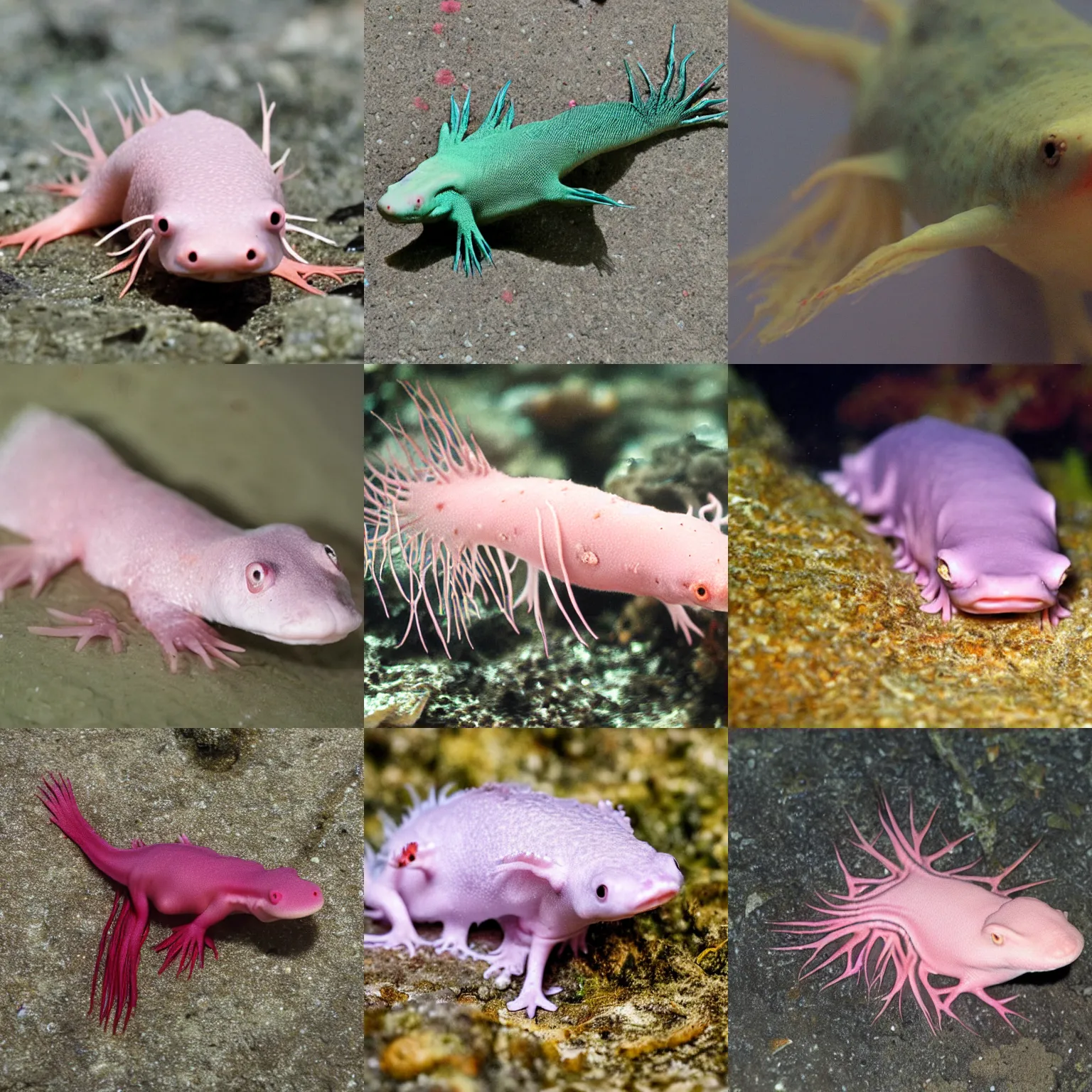 Image similar to axolotl