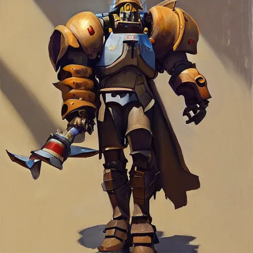 Image similar to greg manchess portrait painting of armored howl from howl's moving castle as overwatch character, medium shot, asymmetrical, profile picture, organic painting, sunny day, matte painting, bold shapes, hard edges, street art, trending on artstation, by huang guangjian, gil elvgren, ruan jia, randy vargas, greg rutkowski