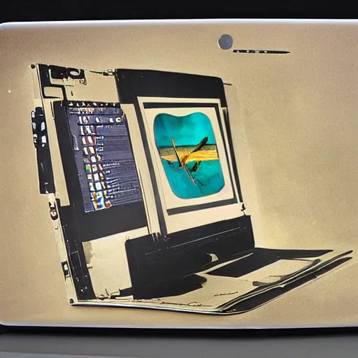 Image similar to Laptop designed by Salvador Dali