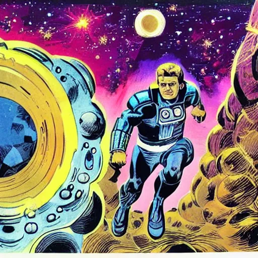 Image similar to another life in the stars by Jack Kirby