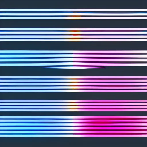 Prompt: a bar chart featuring harmonic color