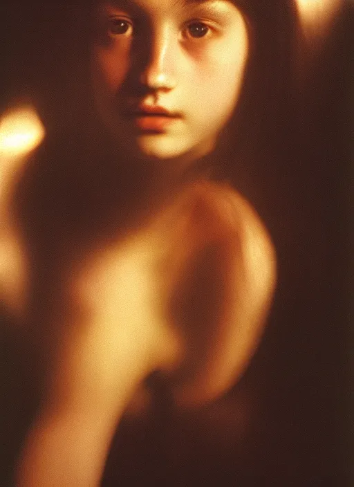 Image similar to a portrait of a pretty young lady by bill henson