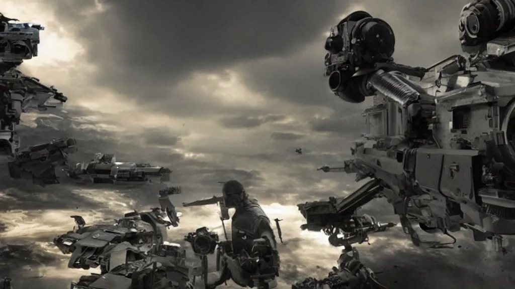 Prompt: sci-fi VFX action movie cinematography Deadcode, By Emmanuel Lubezki