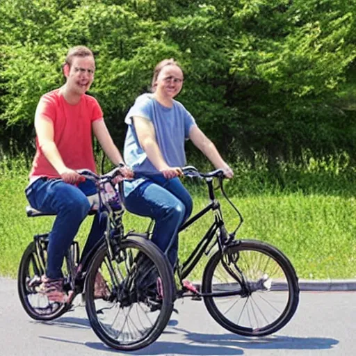 Image similar to 100 person tandem bike