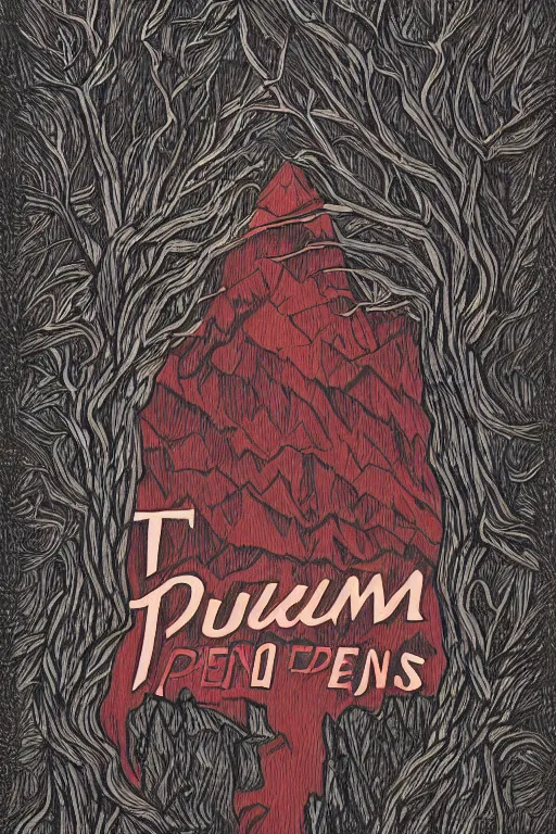 Prompt: Twin Peaks artwork by Corey Brickley