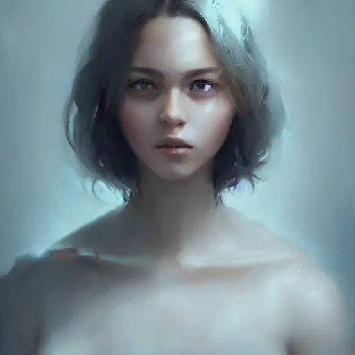 Image similar to xavi hernandez, digital art, pretty face, very beautiful face, very detailed eyes, 8 k resolution, by wlop, greg rutkowski, full body