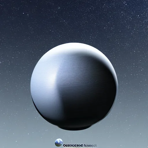 Prompt: planet sphere made of aluminium, galaxy, astronomical, raytracing, vray, 5 5 mm