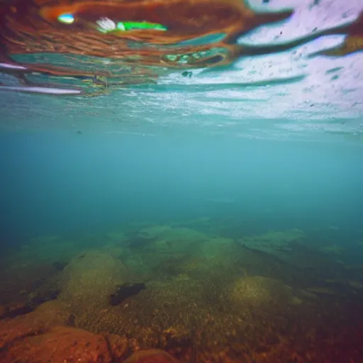 Image similar to photo of a camp fire underwater