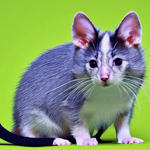Image similar to dog cat mouse hybrid
