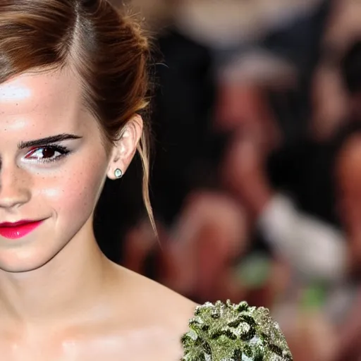 Prompt: Het meisje met de parel, Emma Watson, high detail