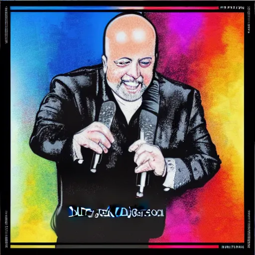 Image similar to billy joel digital art