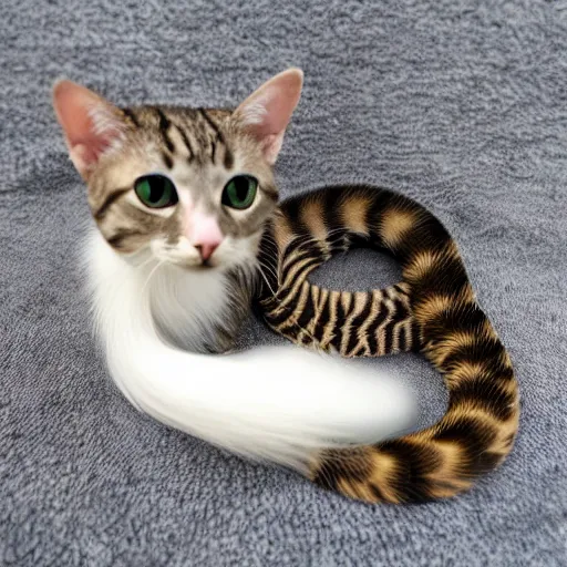 Image similar to cat snake hybrid