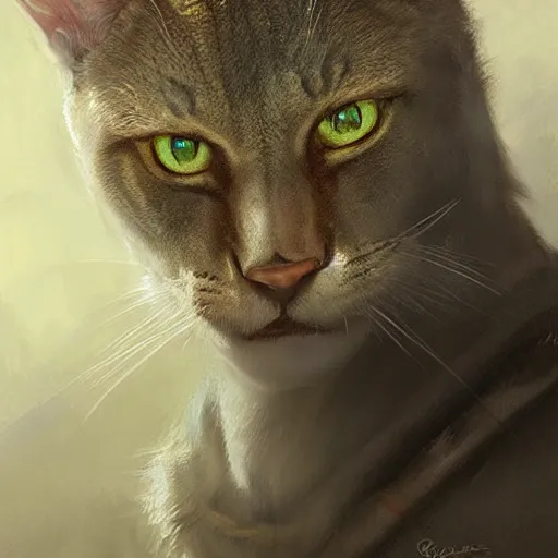 Prompt: portrait of khajit,digital art,ultra realistic,ultra detailed,art by greg rutkowski,dramatic