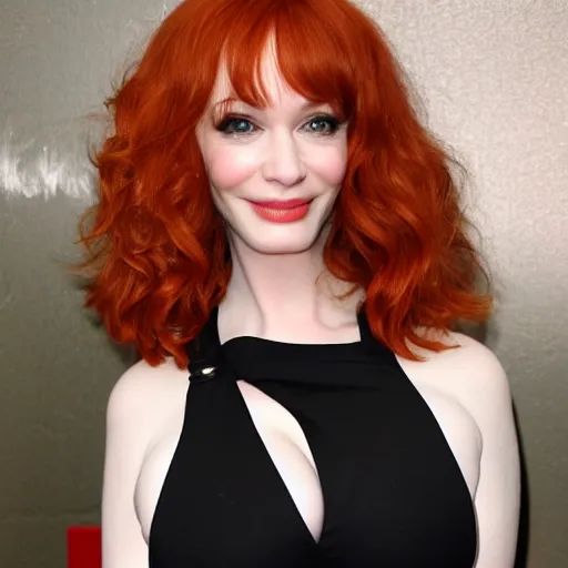 Image similar to christina hendricks bending down,