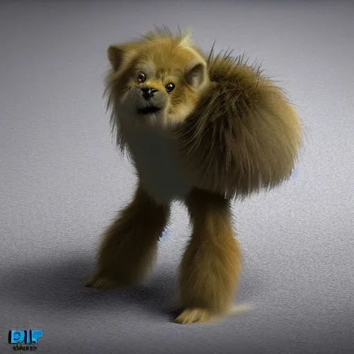 Image similar to new bipedal creature with fur creature from bap - 1 1 3 8