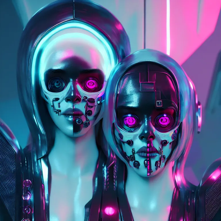 Image similar to futuristic cyberpunk princess in skull mask symmetrical artwork by Tooth Wu and wlop and beeple. octane render, trending on artstation, greg rutkowski very coherent symmetrical artwork. cinematic, hyper realism, high detail, octane render, 8k