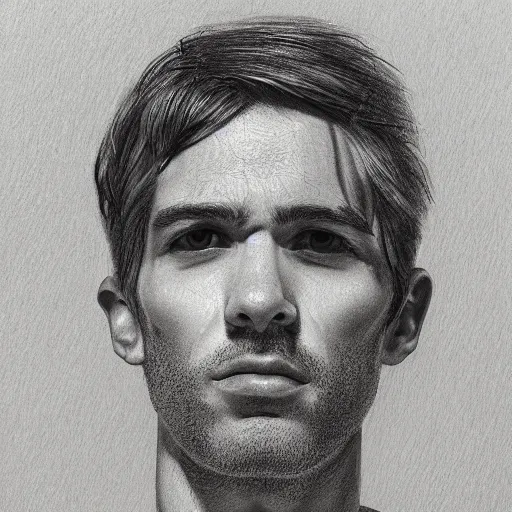 Image similar to a drawing of a man's face and neck, an ultrafine detailed painting by reynolds beal, behance, figurative art, outlined art, fauvism, art on instagram