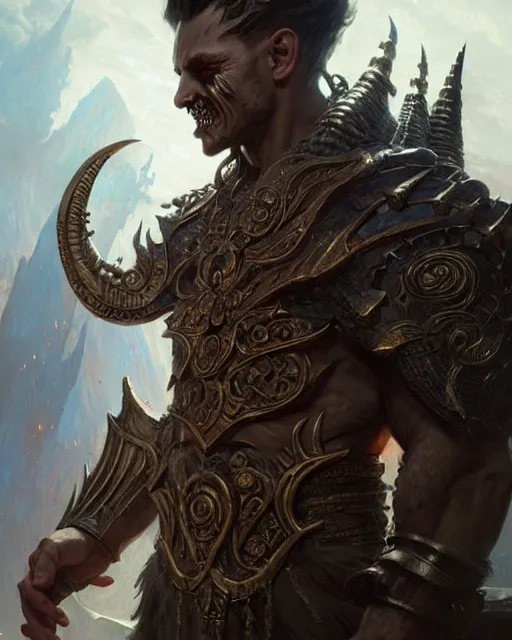 Prompt: terrifying and fierce god seth, fantasy character portrait, ultra realistic, concept art, intricate details, highly detailed by greg rutkowski, gaston bussiere, craig mullins, simon bisley