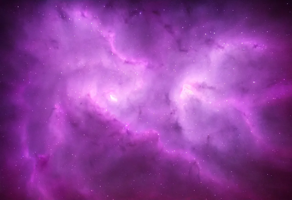 Image similar to purple color lighting storm tornado trippy nebula sky